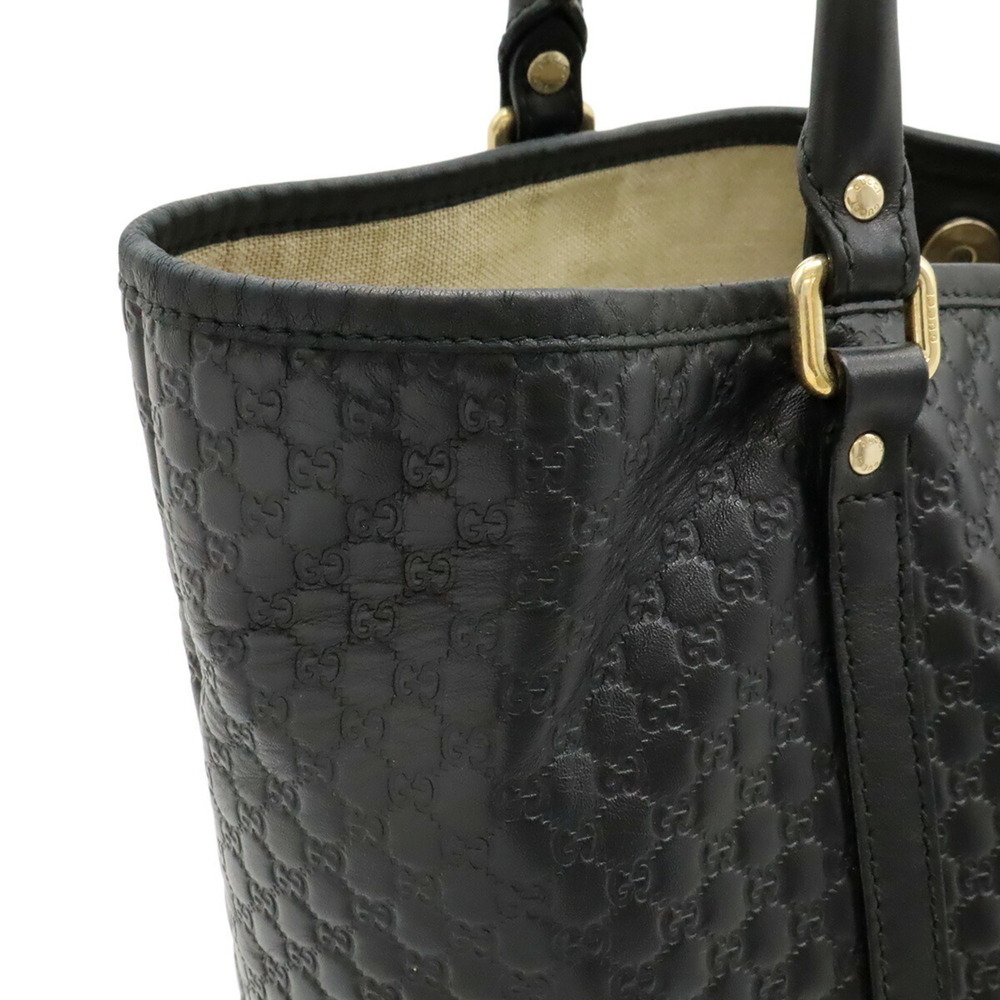 GUCCI Authentic Black Leather Shoulder Bag - Picture 7 of 8